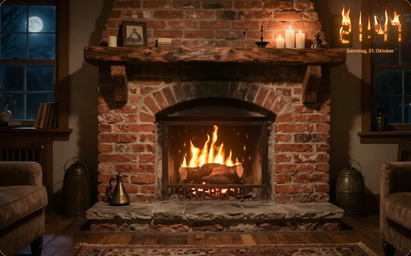 Gemütliche Abende am Kamin