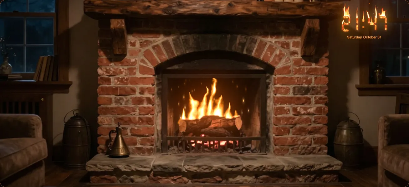 Cozy evenings by the fire