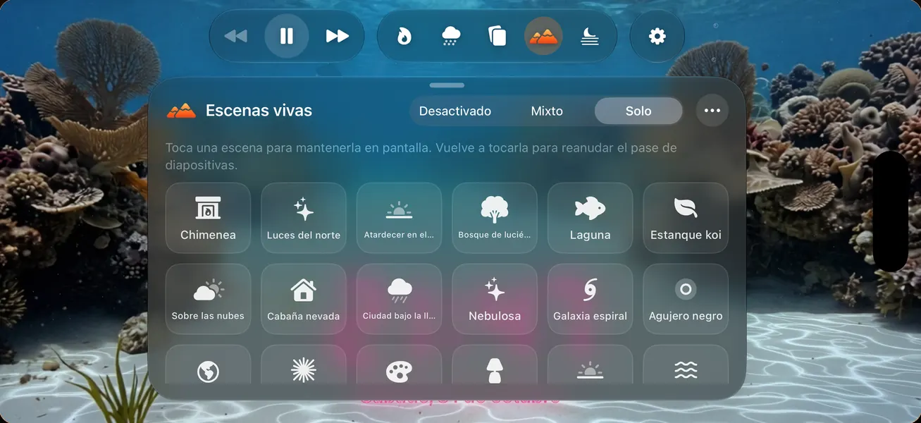 Una galería de escenas vivas