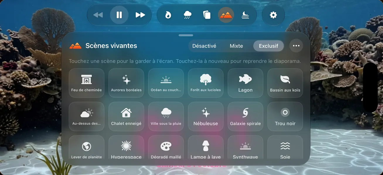 Une galerie de scènes vivantes